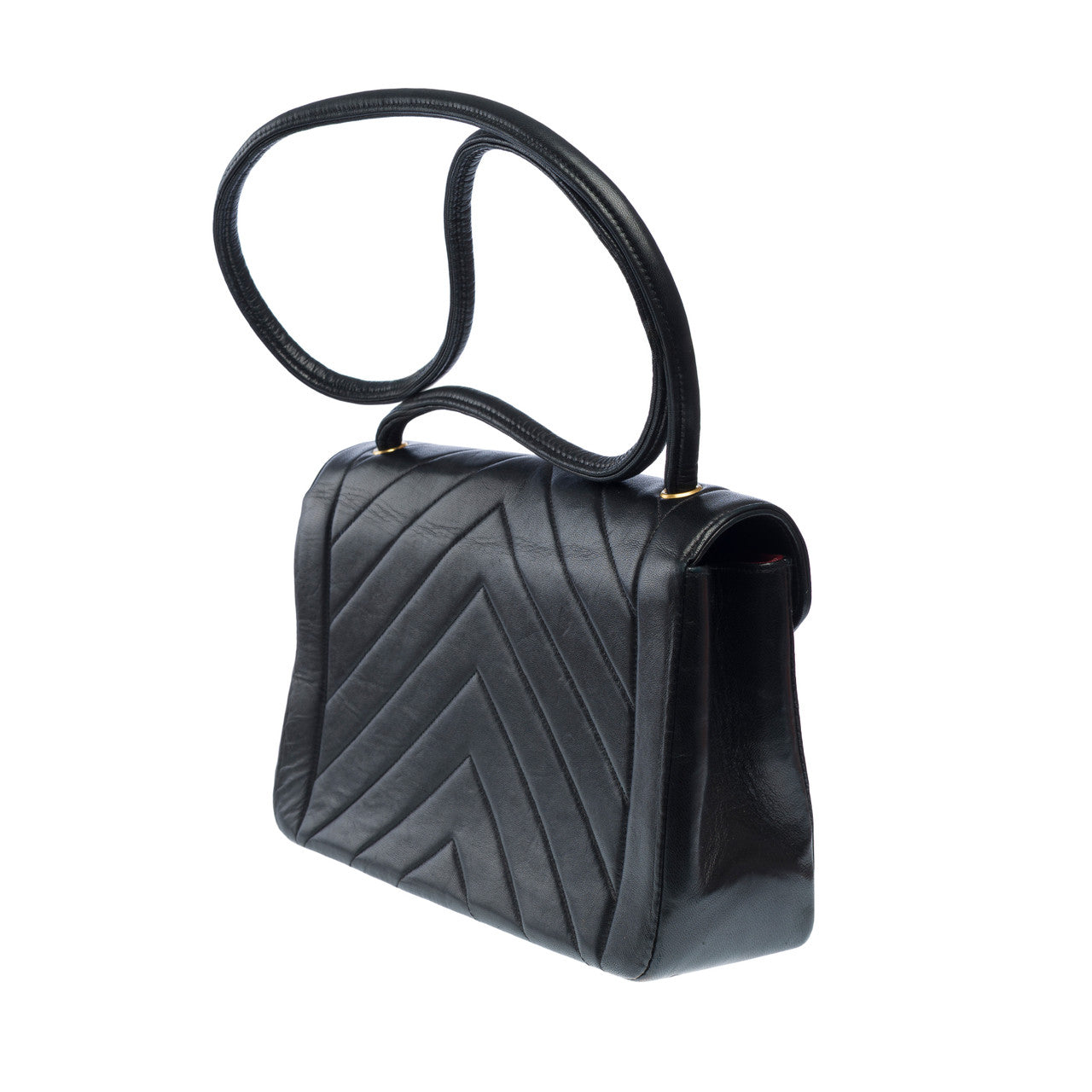 Sac CHANEL Timeless/Classique en Cuir Noir - 102608