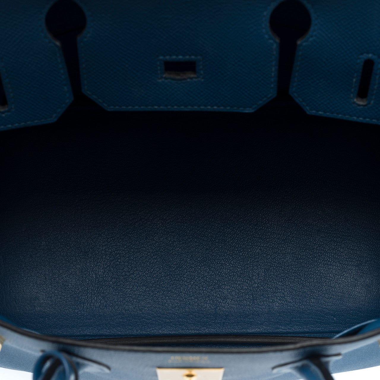 Sac HERMES Birkin 30 en Cuir Bleu - 102302