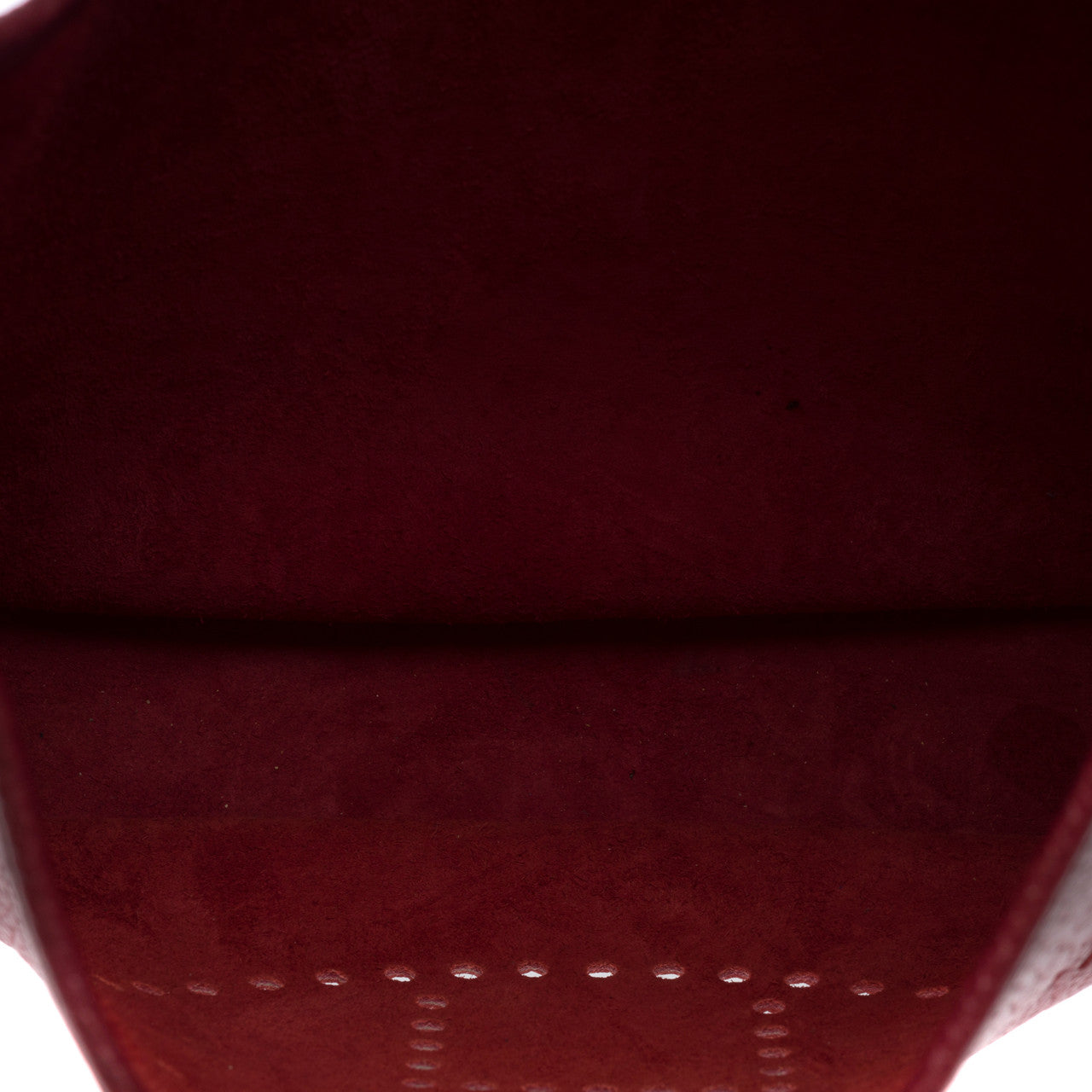 Sac HERMES Evelyne en Cuir Bordeaux - 101873