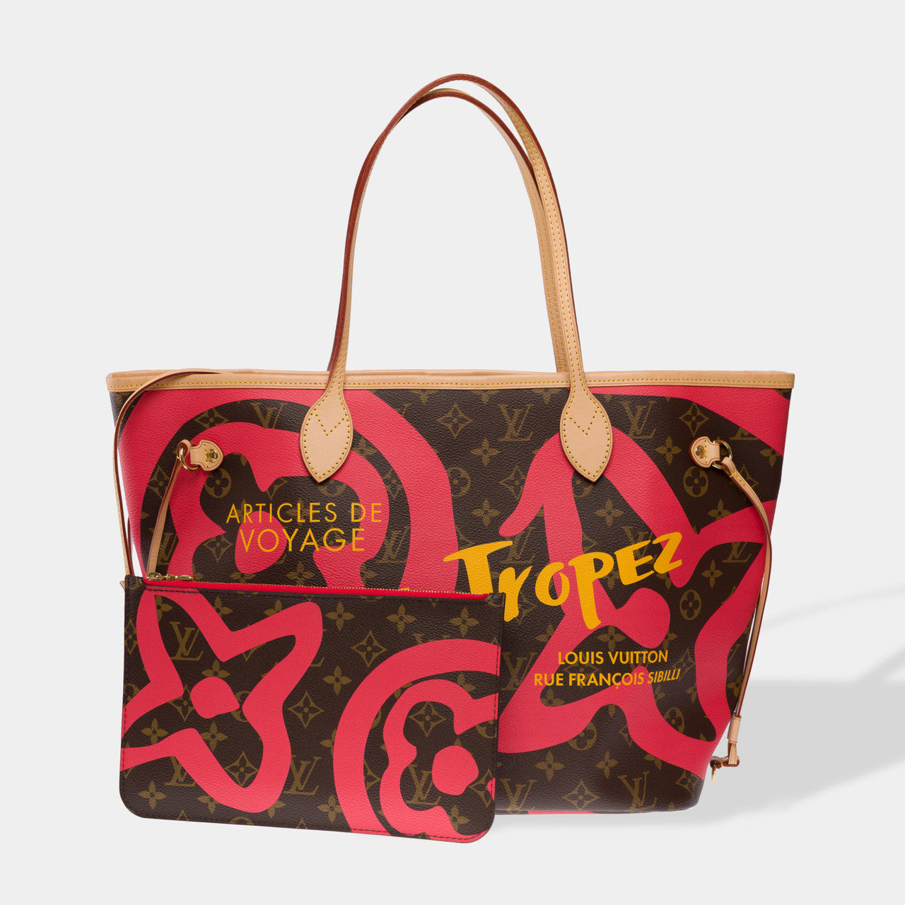 Sac LOUIS VUITTON Neverfull en Toile Marron - 102659
