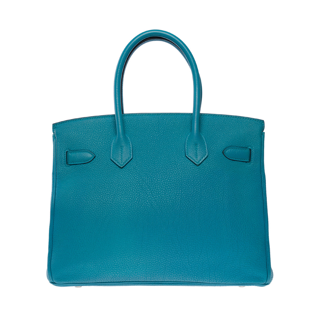 Sac HERMES Birkin 30 en Cuir Bleu - 102669