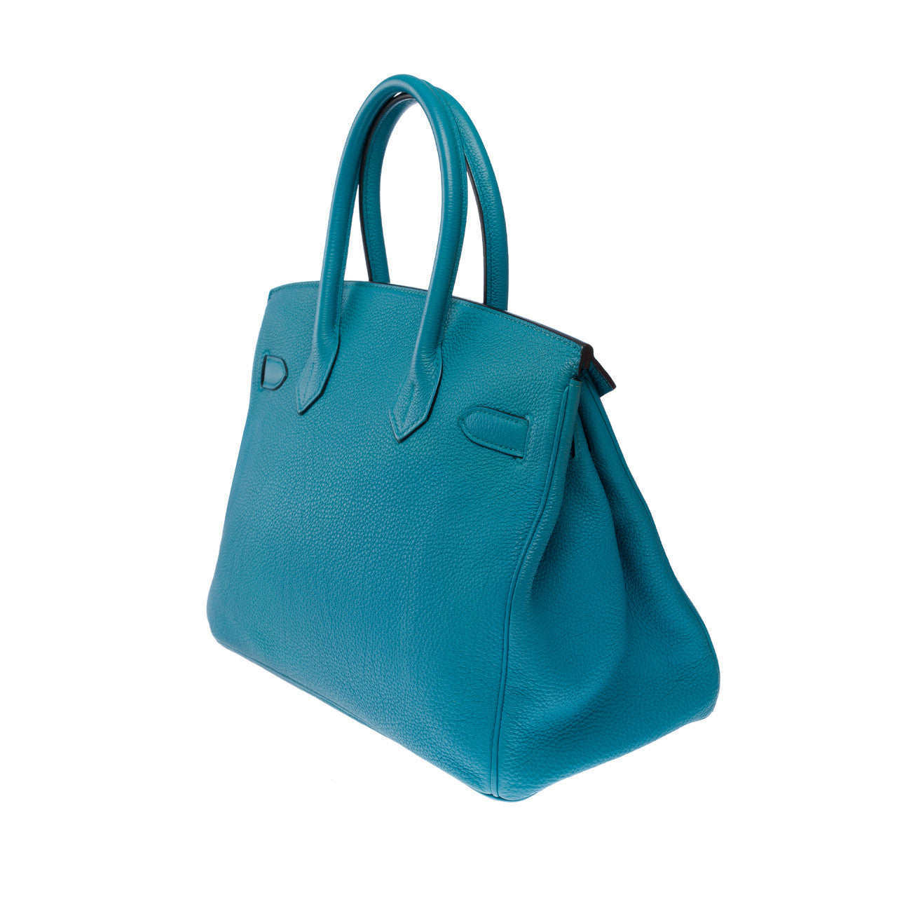 Sac HERMES Birkin 30 en Cuir Bleu - 102669