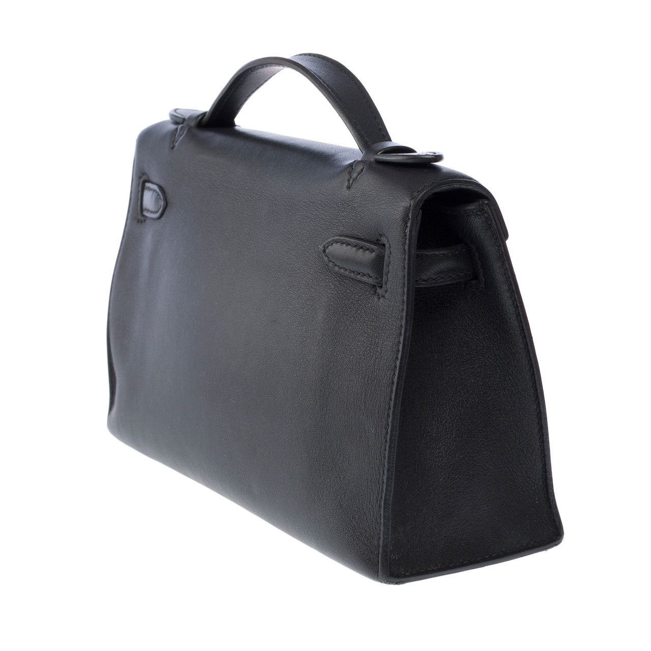 Sac HERMES Kelly Mini en Cuir Bleu - 102699