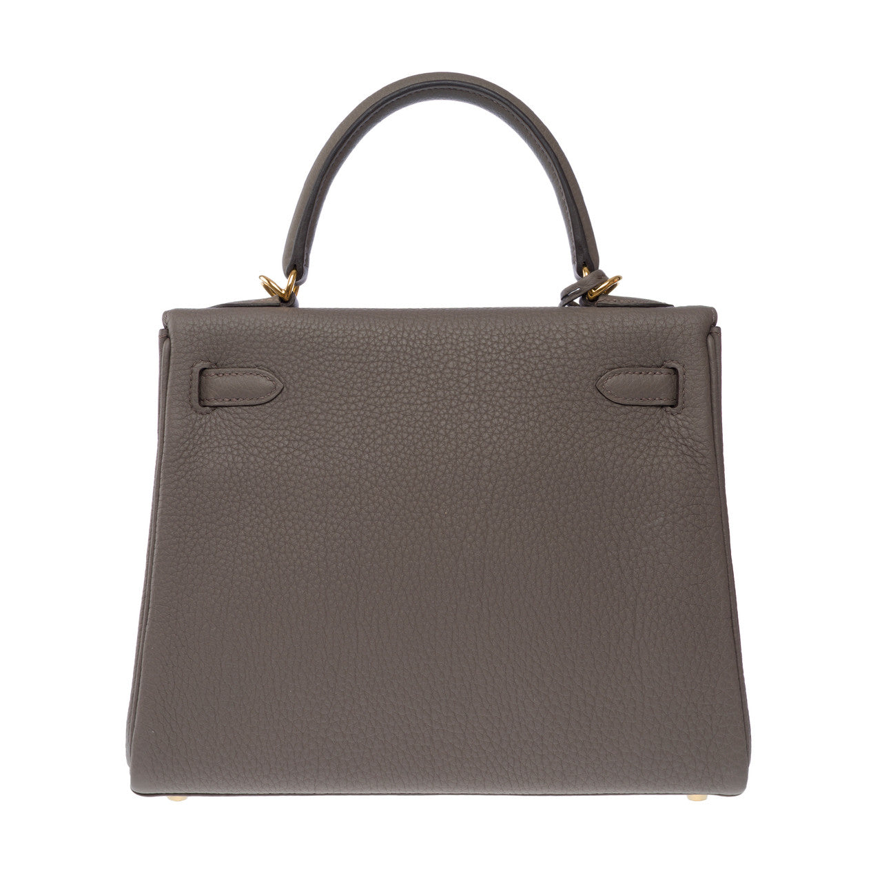 Sac HERMES Kelly 25 en Cuir Gris - 102683