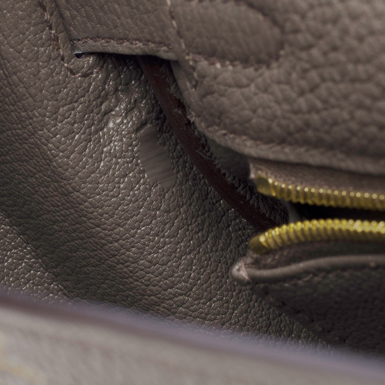 Sac HERMES Kelly 25 en Cuir Gris - 102683