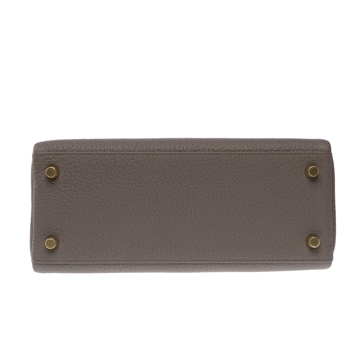 Sac HERMES Kelly 25 en Cuir Gris - 102683