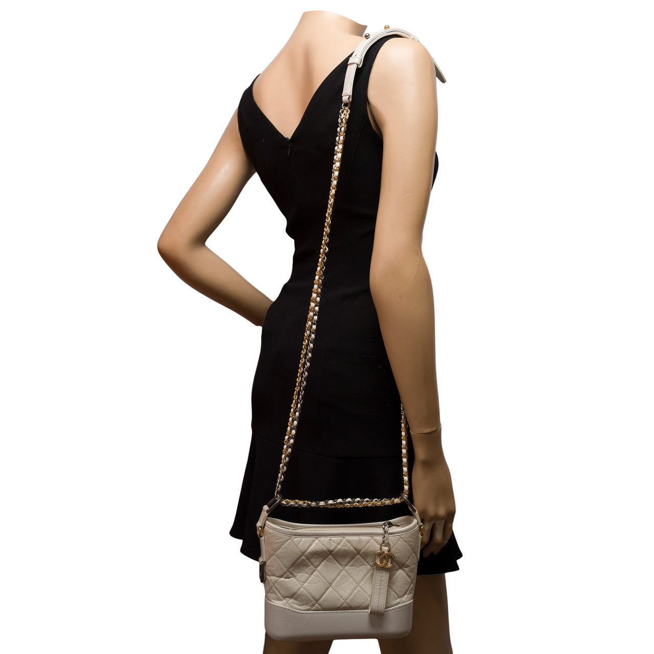 Sac CHANEL en Cuir Blanc - 102703
