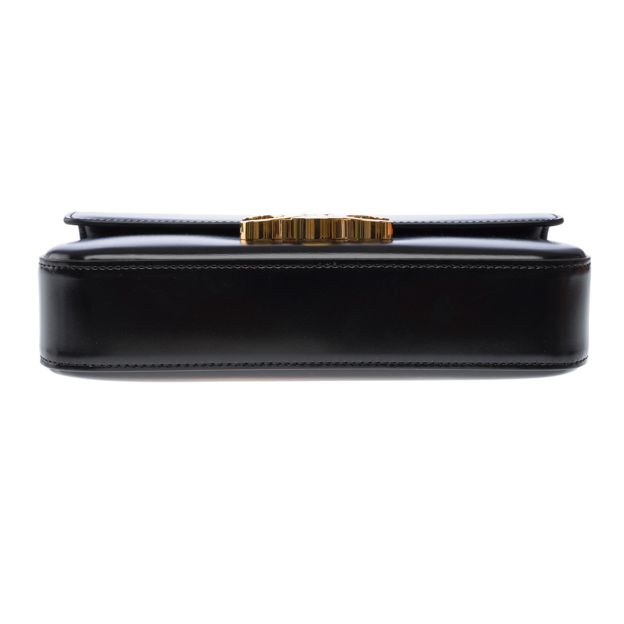 Sac CELINE Triomphe en Cuir Noir - 102702