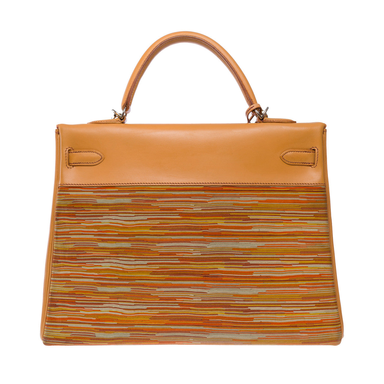 Sac HERMES Kelly 35 en Cuir Beige - 102706