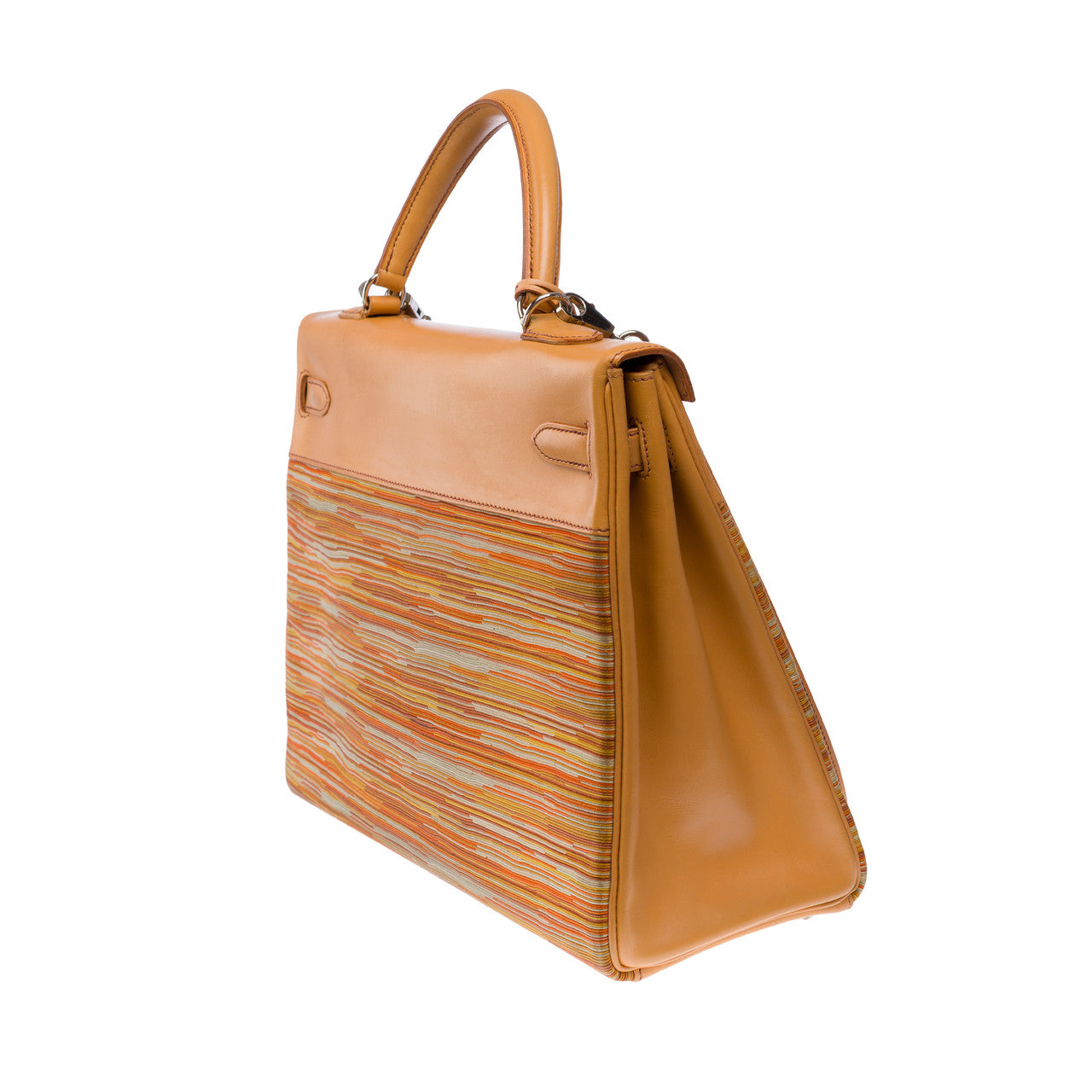Sac HERMES Kelly 35 en Cuir Beige - 102706