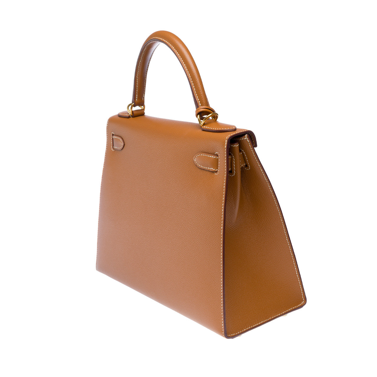 Sac HERMES Kelly 28 en Cuir Doré - 102723