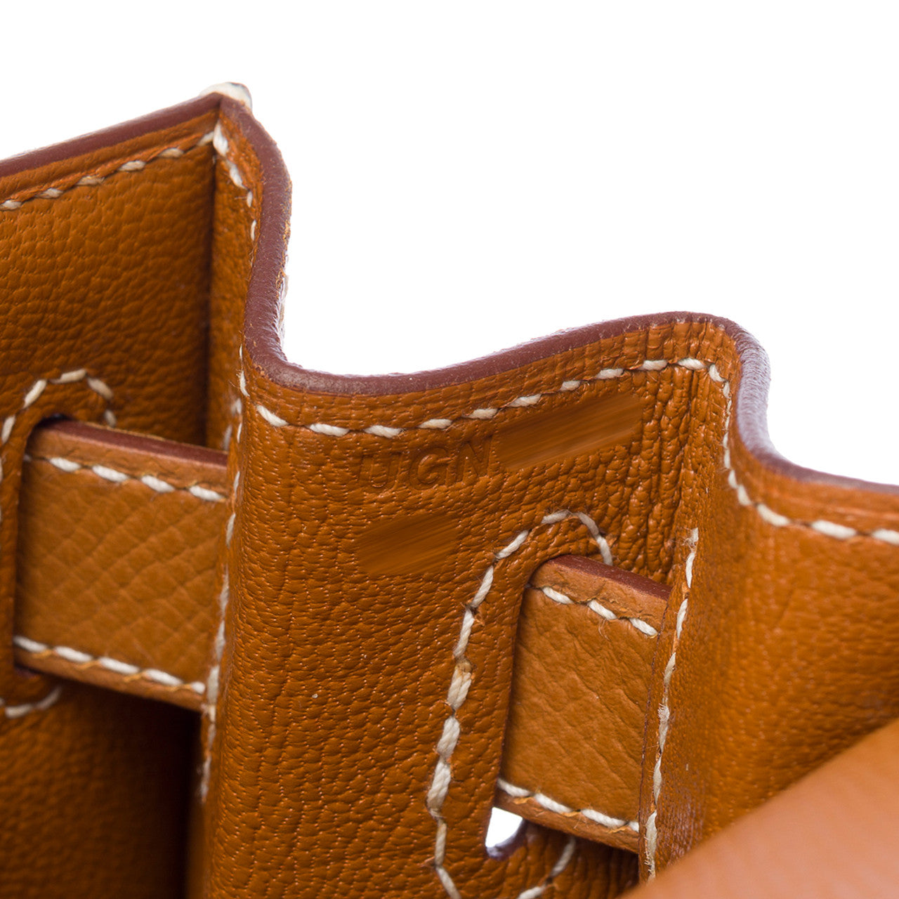 Sac HERMES Kelly 28 en Cuir Doré - 102723