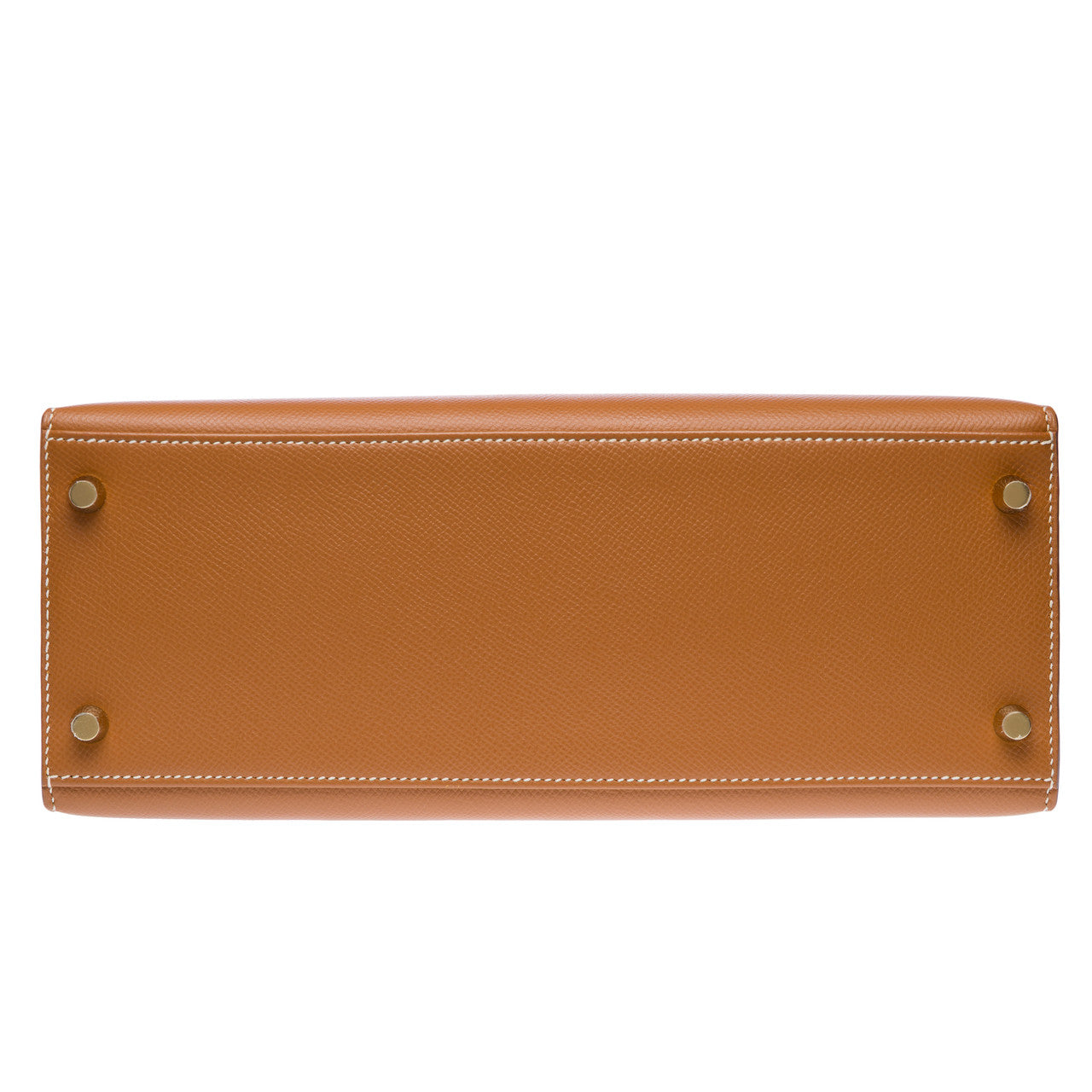 Sac HERMES Kelly 28 en Cuir Doré - 102723