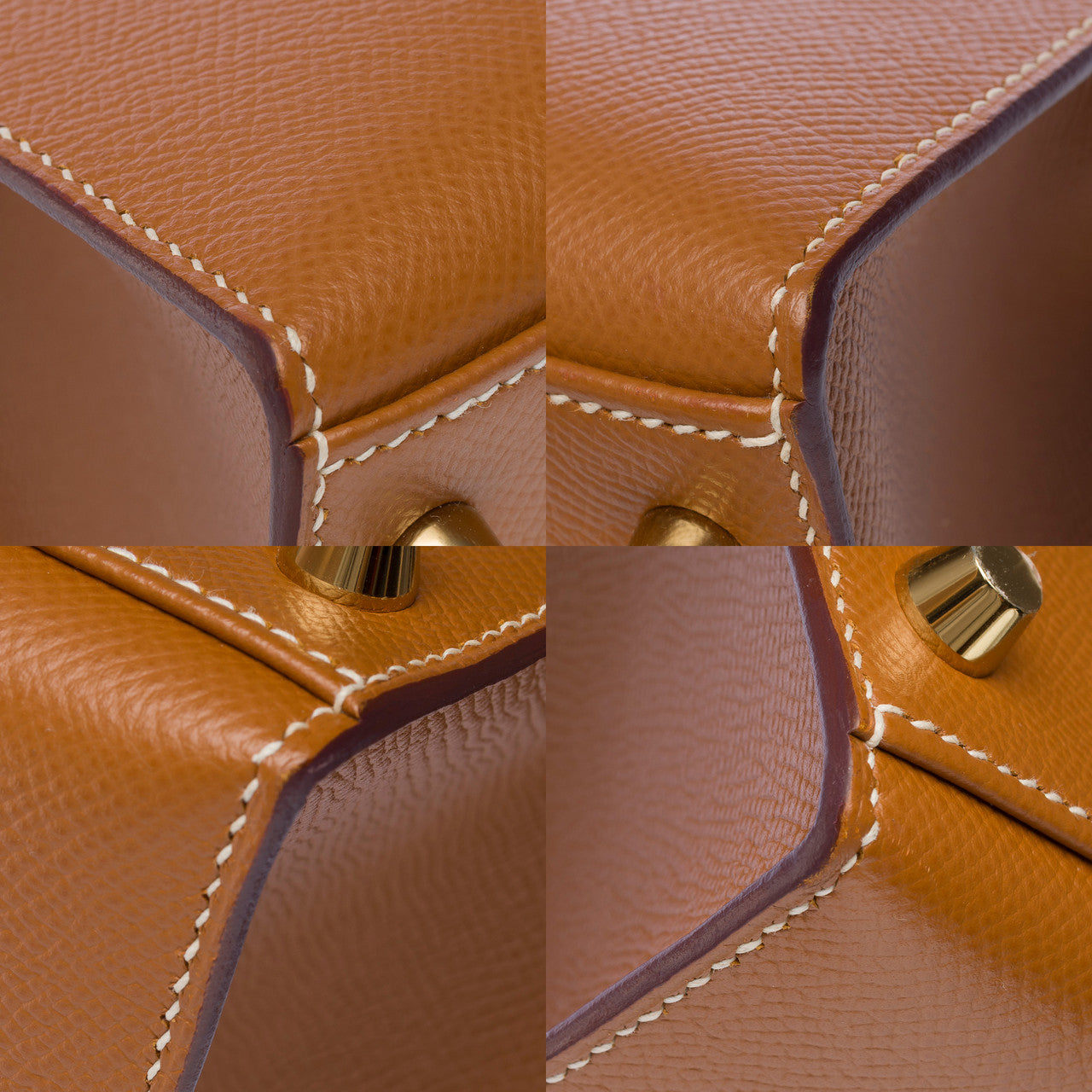 Sac HERMES Kelly 28 en Cuir Doré - 102723