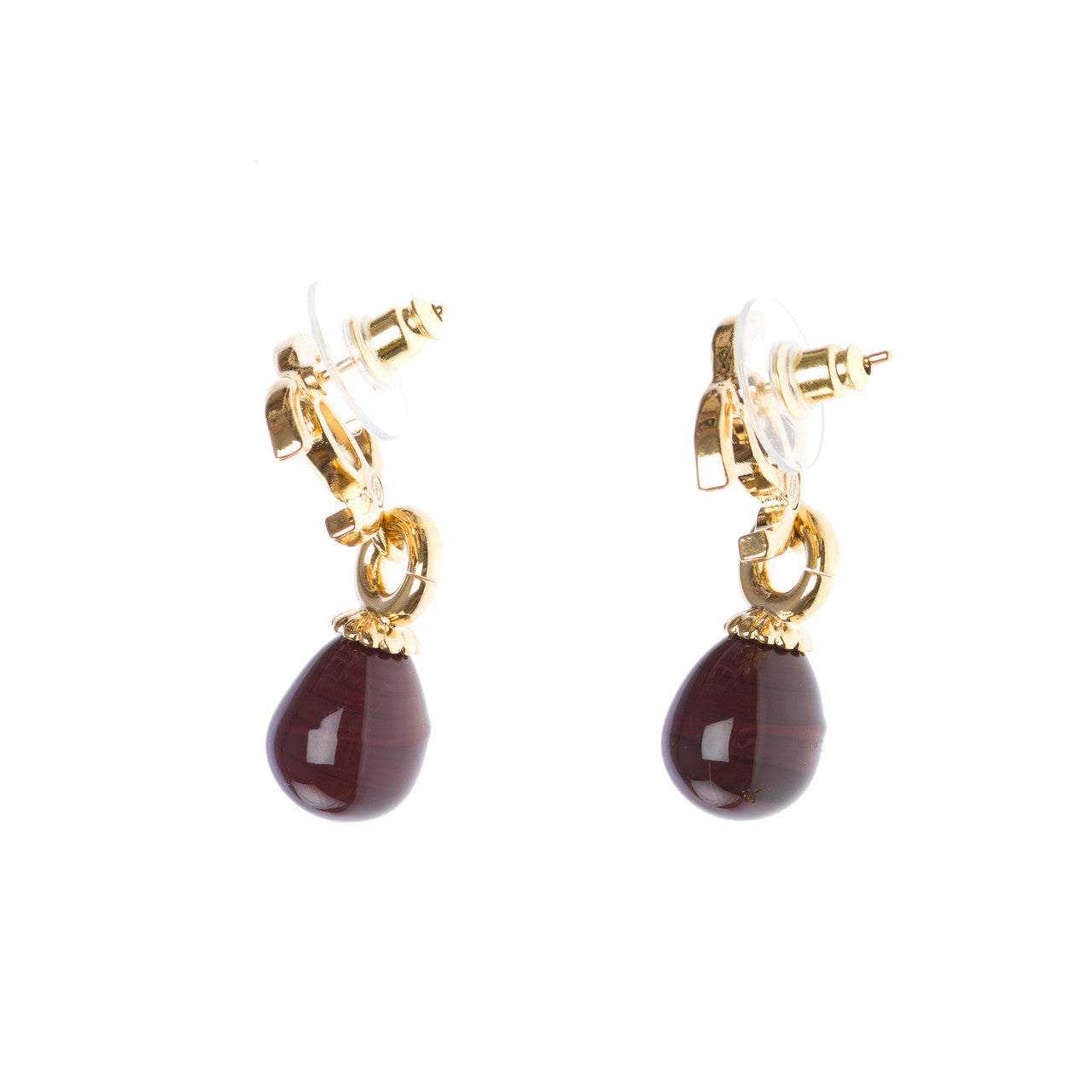 Bijoux CHANEL CC en Métal Marron - 102778