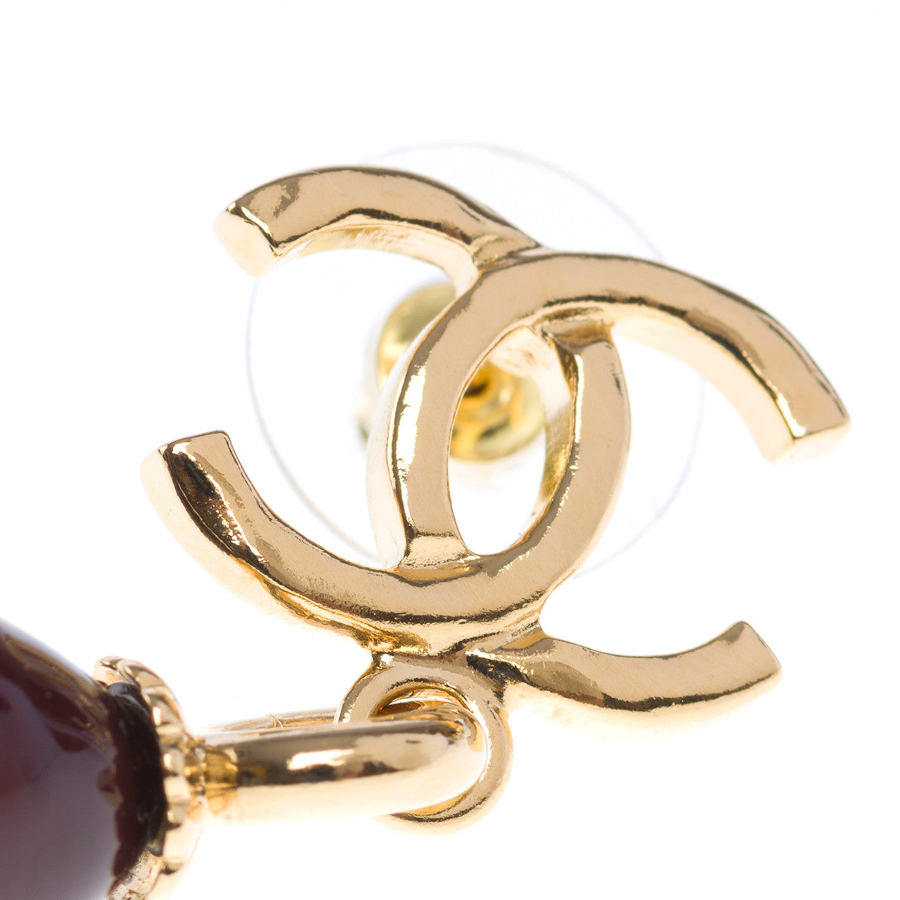 Bijoux CHANEL CC en Métal Marron - 102778