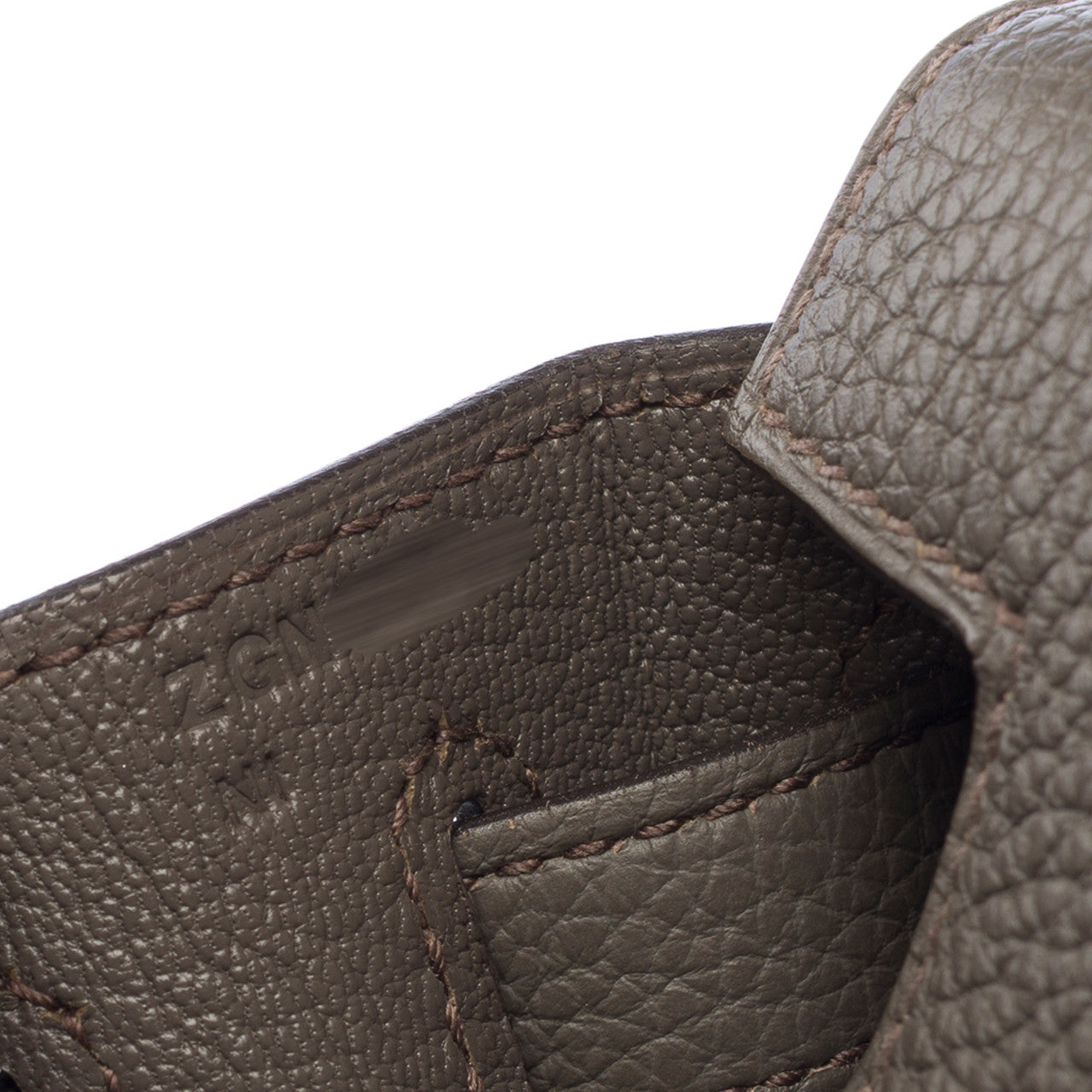 Sac HERMES Kelly 28 en Cuir Gris - 102715
