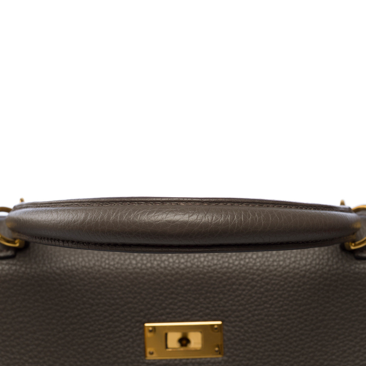 Sac HERMES Kelly 28 en Cuir Gris - 102715