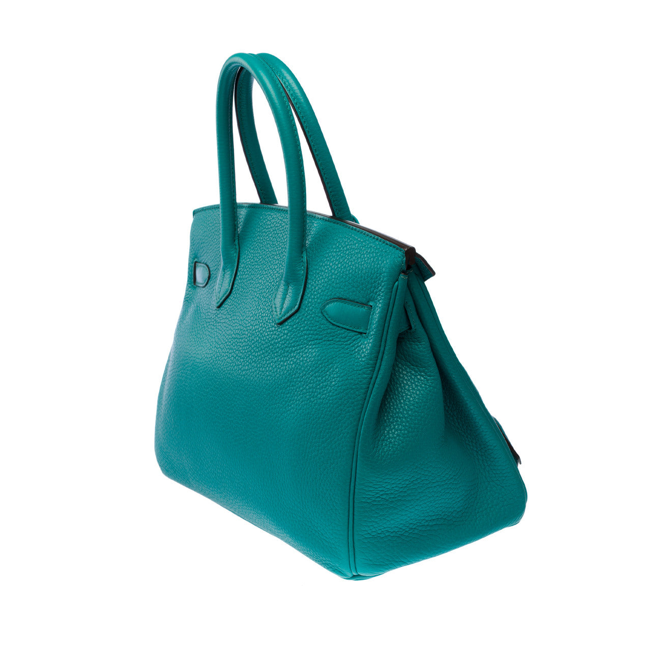 Sac HERMES Birkin 30 en Cuir Bleu - 102742