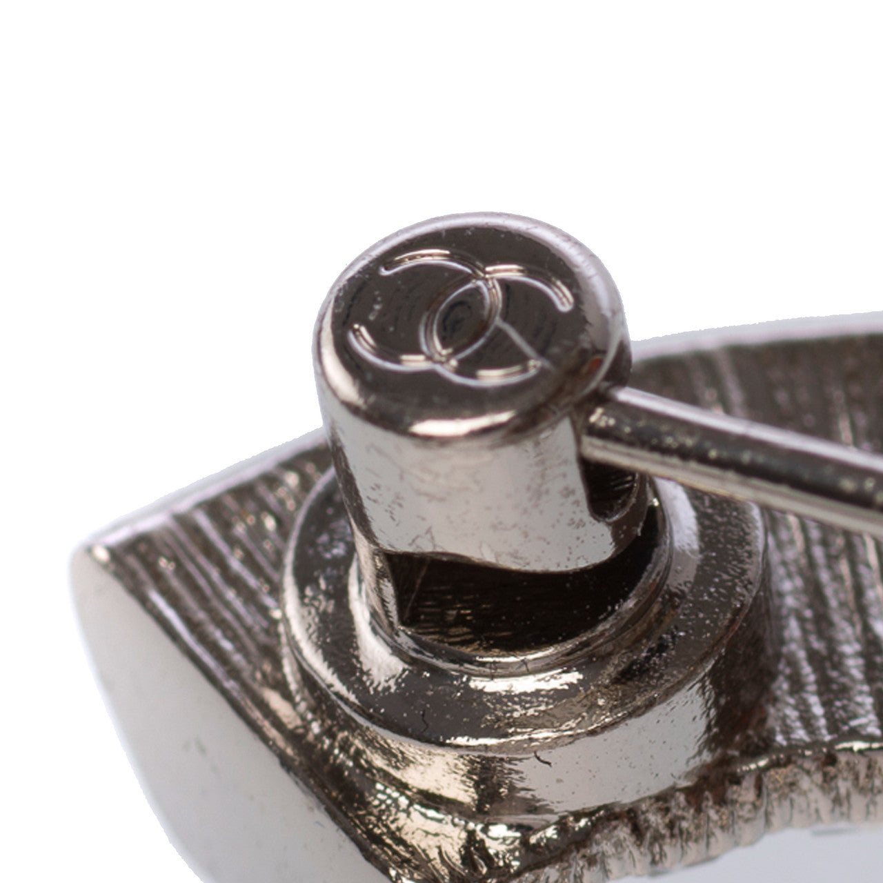 Bijoux CHANEL CC en Cristal Argent - 102801