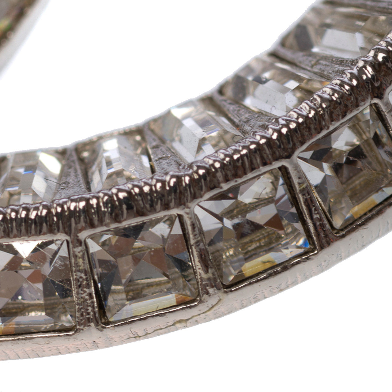 Bijoux CHANEL CC en Cristal Argent - 102801