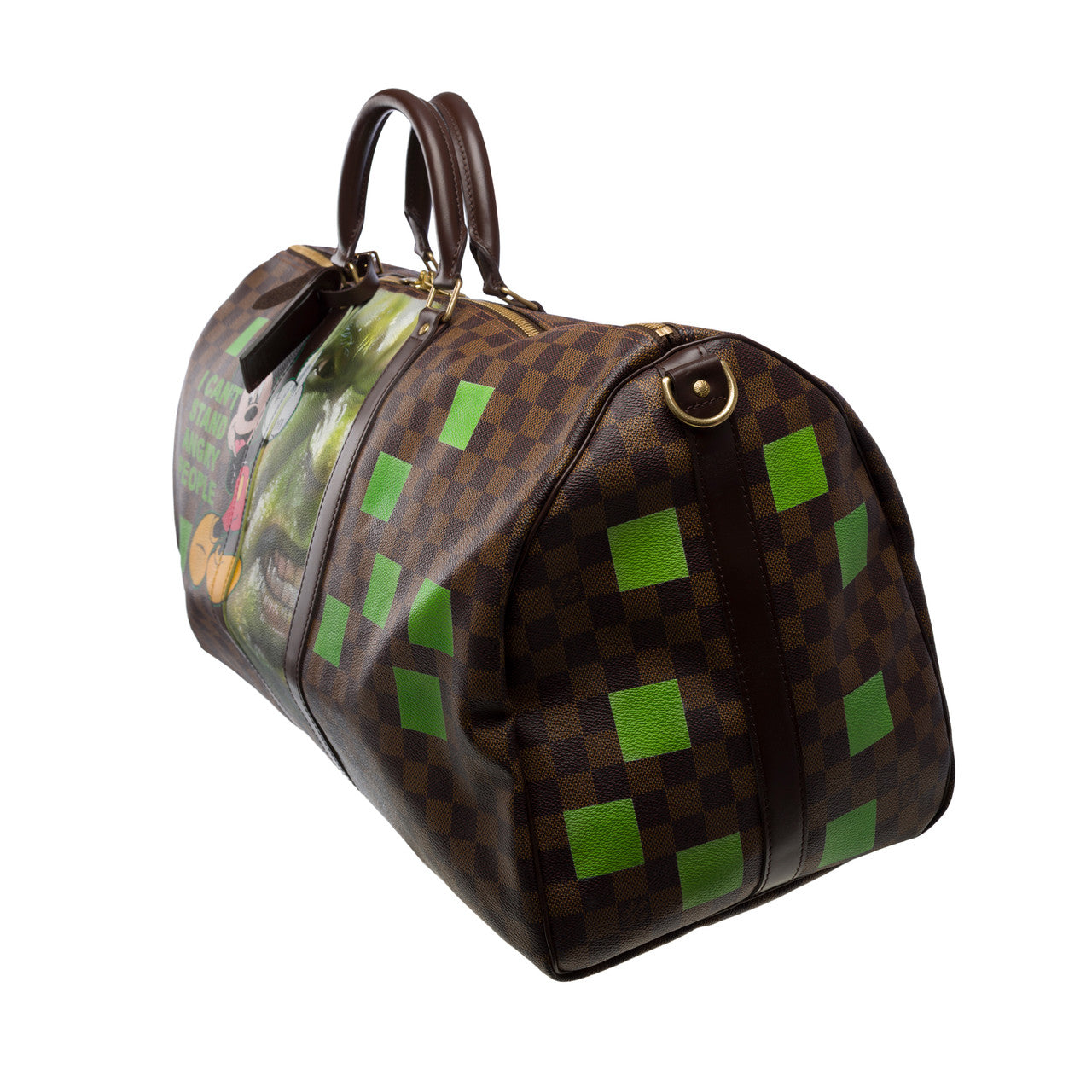 Sac LOUIS VUITTON Keepall en Toile Marron - 101190