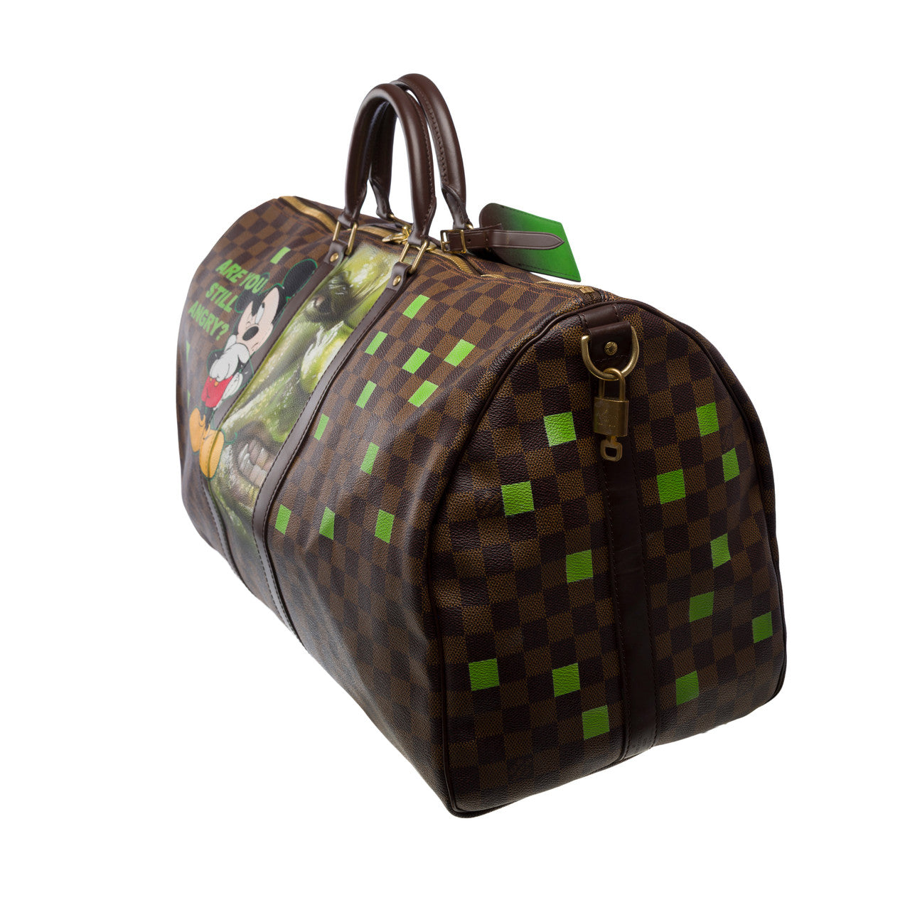 Sac LOUIS VUITTON Keepall en Toile Marron - 101190