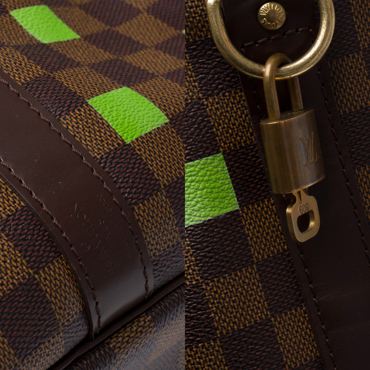 Sac LOUIS VUITTON Keepall en Toile Marron - 101190