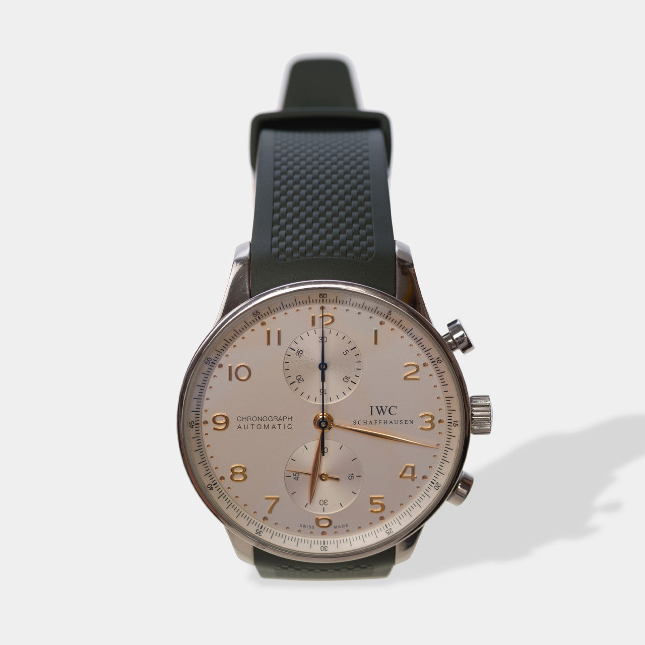 Accessoire IWC Portugaise en Acier Gris - 102784