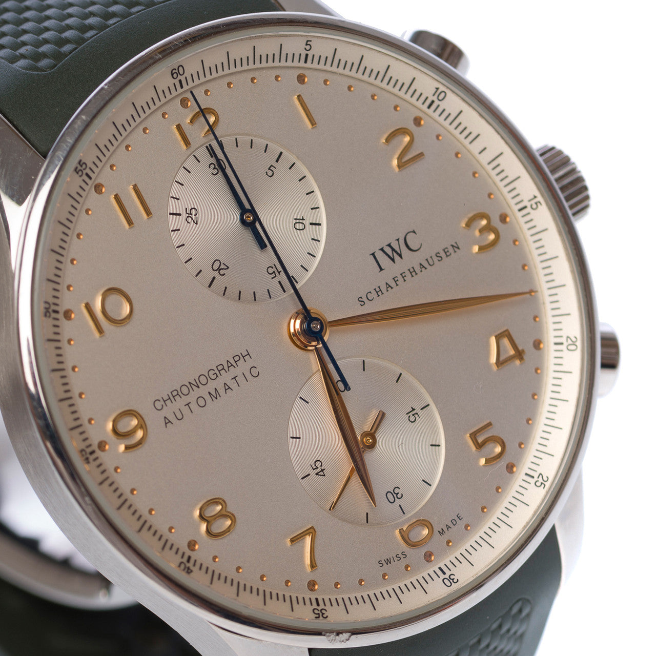 Accessoire IWC Portugaise en Acier Gris - 102784