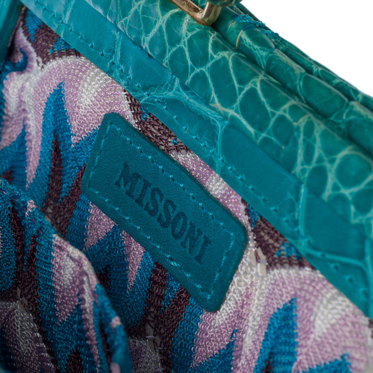 Sac NON SIGNE / UNSIGNED en Crocodile Vert - 102731
