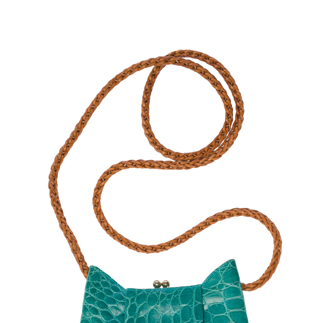 Sac NON SIGNE / UNSIGNED en Crocodile Vert - 102731