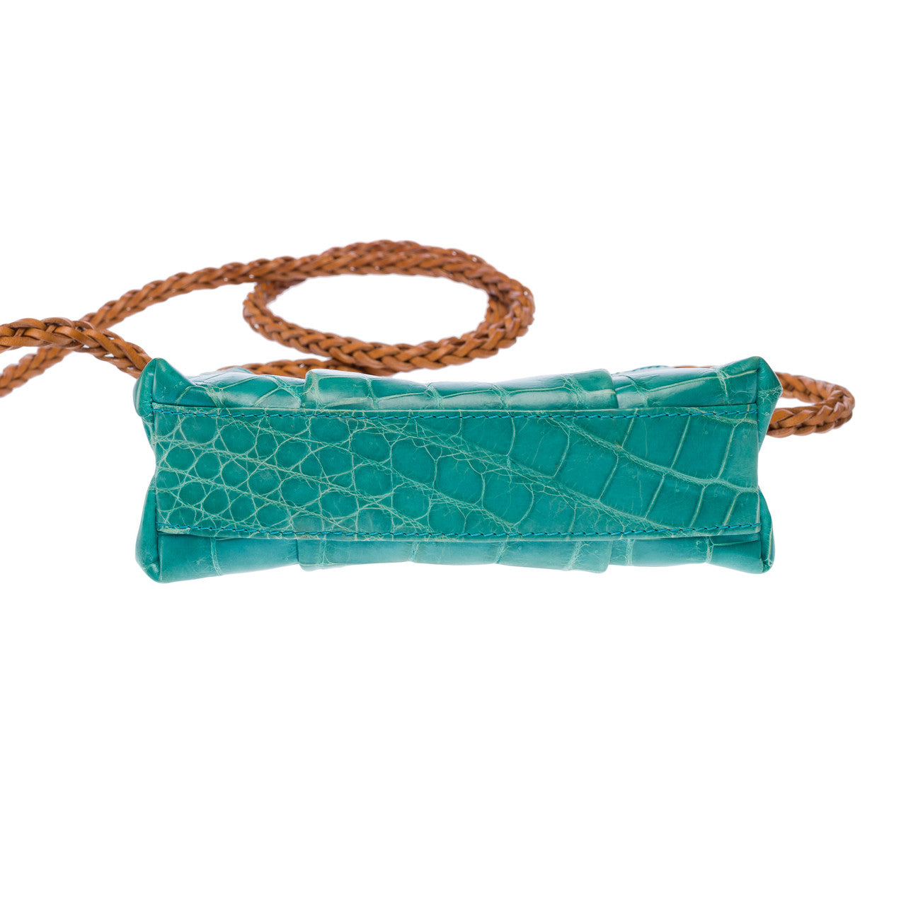 Sac NON SIGNE / UNSIGNED en Crocodile Vert - 102731