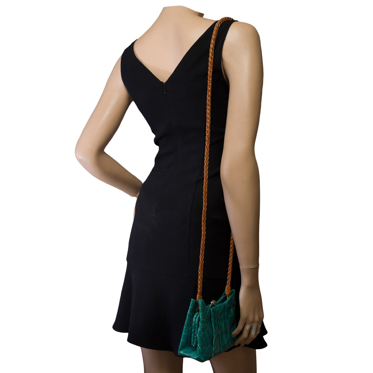 Sac NON SIGNE / UNSIGNED en Crocodile Vert - 102731