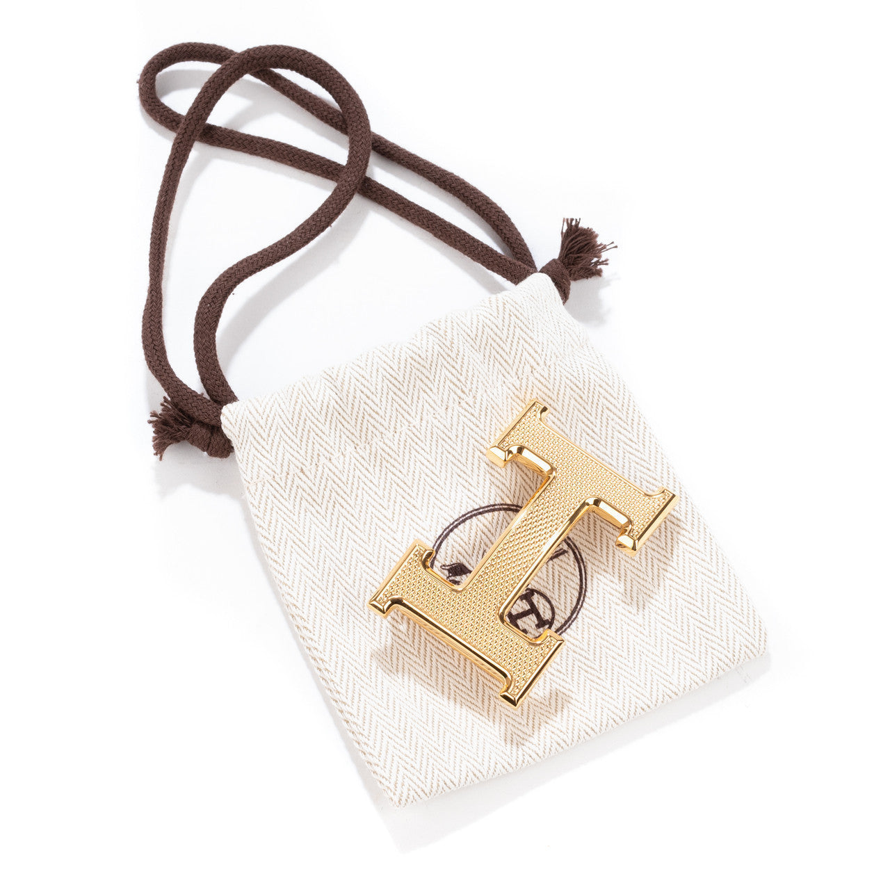 Accessoire HERMES Boucle seule / Belt buckle en Métal Doré - 103421