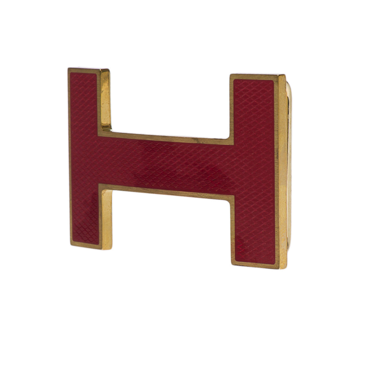 Accessoire HERMES Boucle seule / Belt buckle en Métal Rouge - 102846