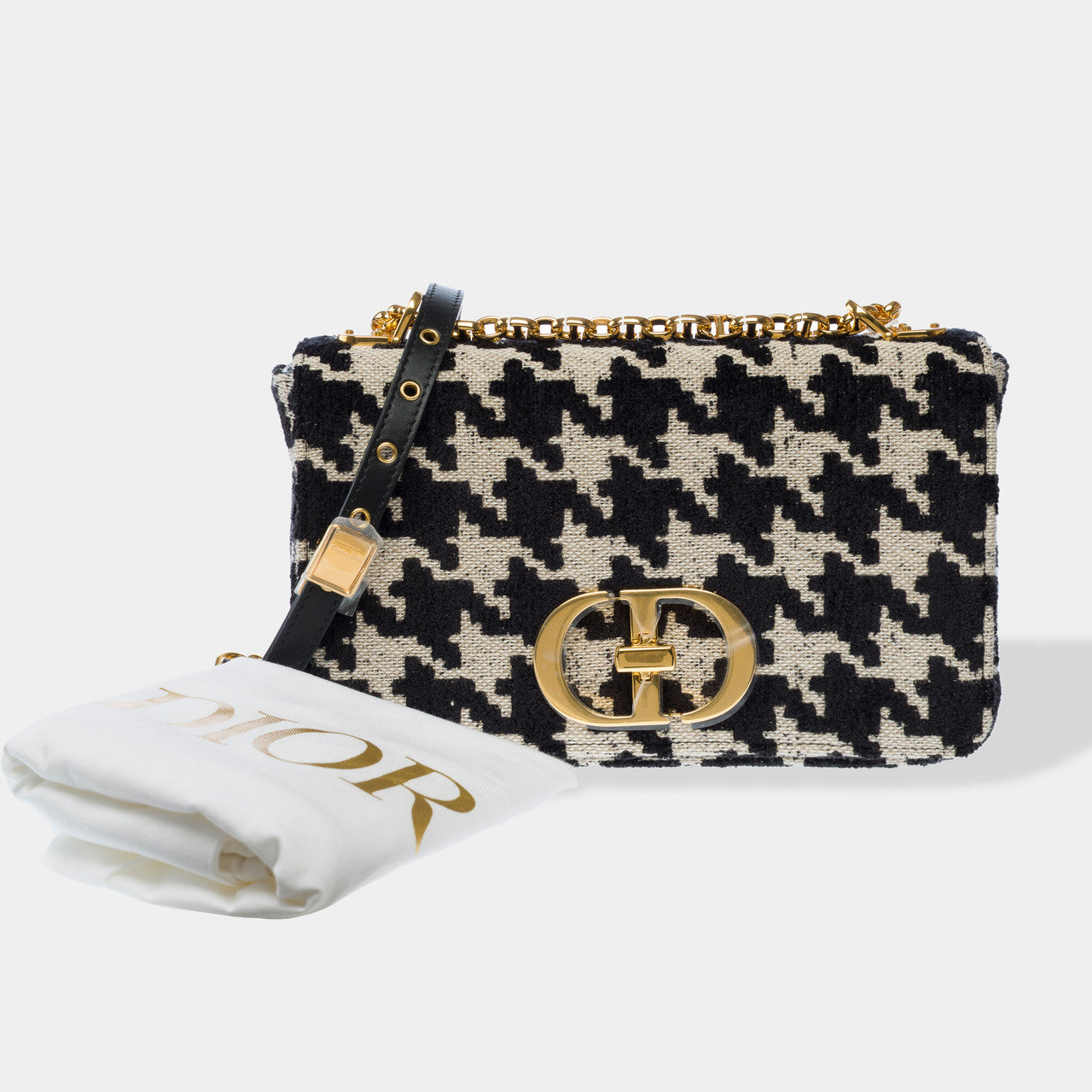 Sac DIOR Dior Caro en Tweed Noir - 102839