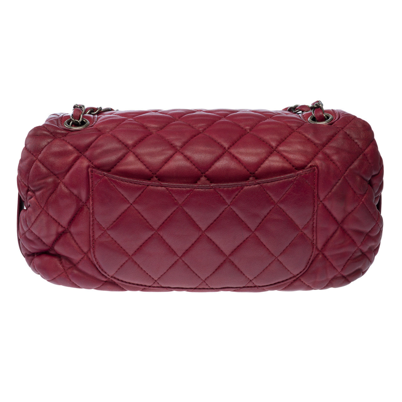 Sac CHANEL Timeless/Classique en Cuir Bordeaux - 100412