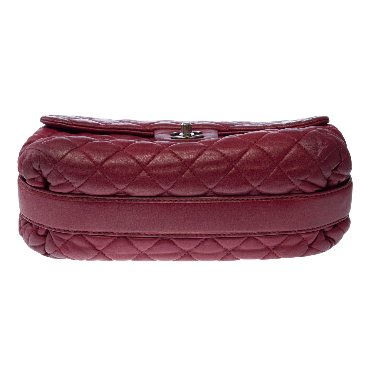 Sac CHANEL Timeless/Classique en Cuir Bordeaux - 100412