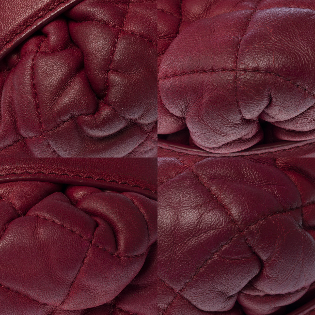 Sac CHANEL Timeless/Classique en Cuir Bordeaux - 100412