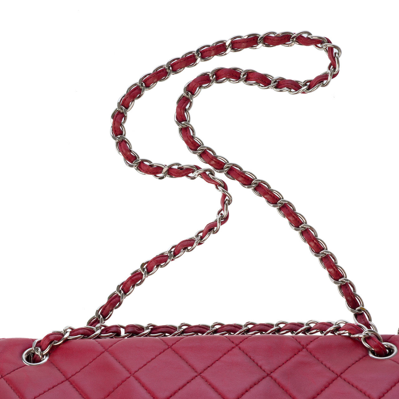 Sac CHANEL 2.55 en Cuir Rouge - 100096