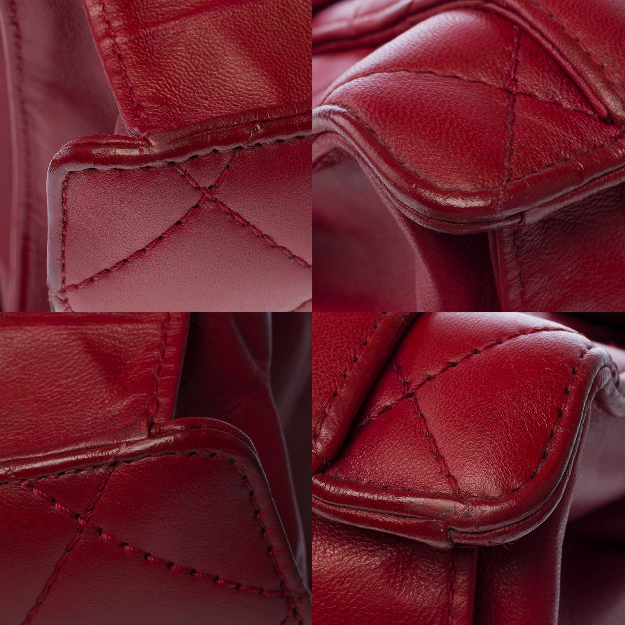 Sac CHANEL 2.55 en Cuir Rouge - 100096
