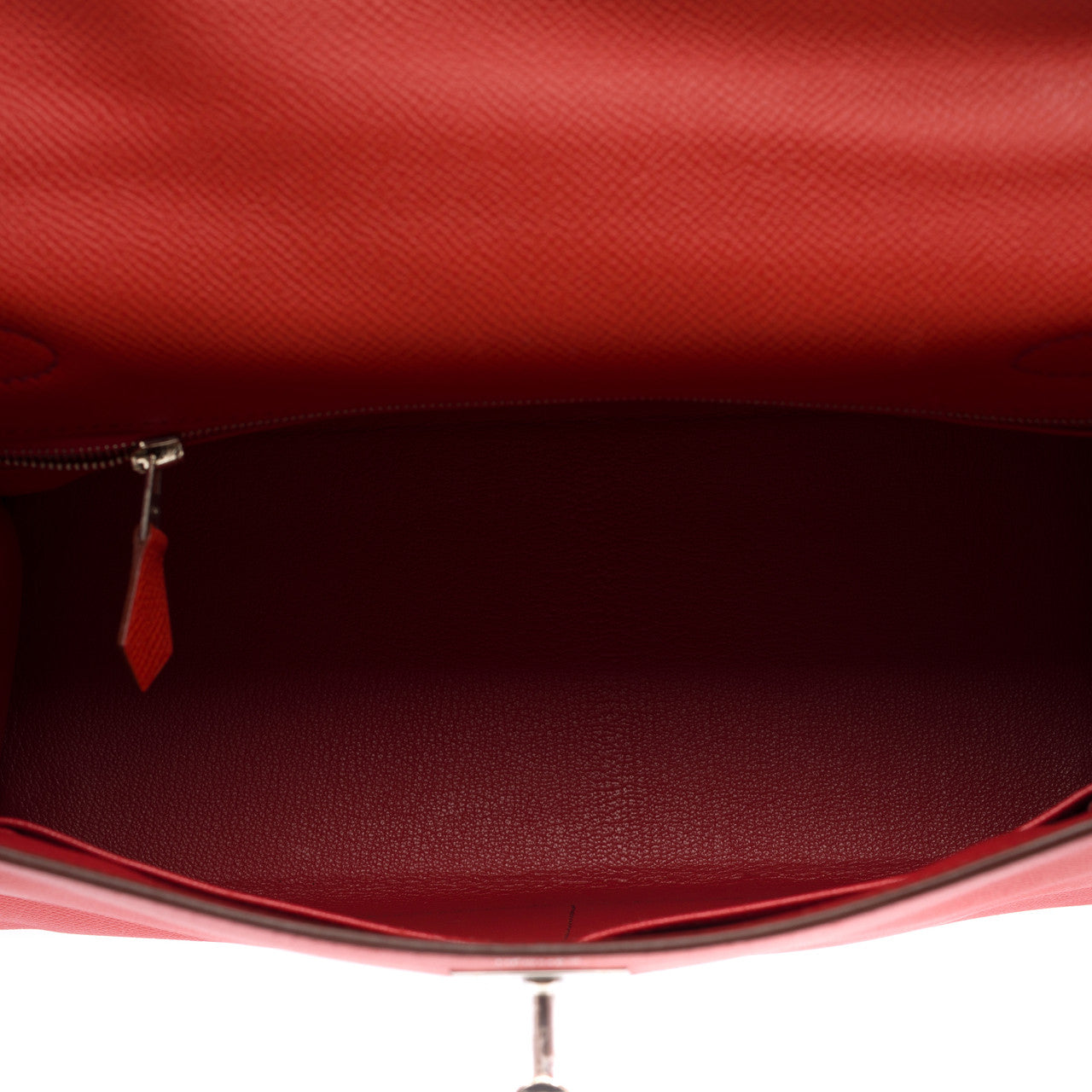 Sac HERMES Kelly 28 en Cuir Rose - 102866