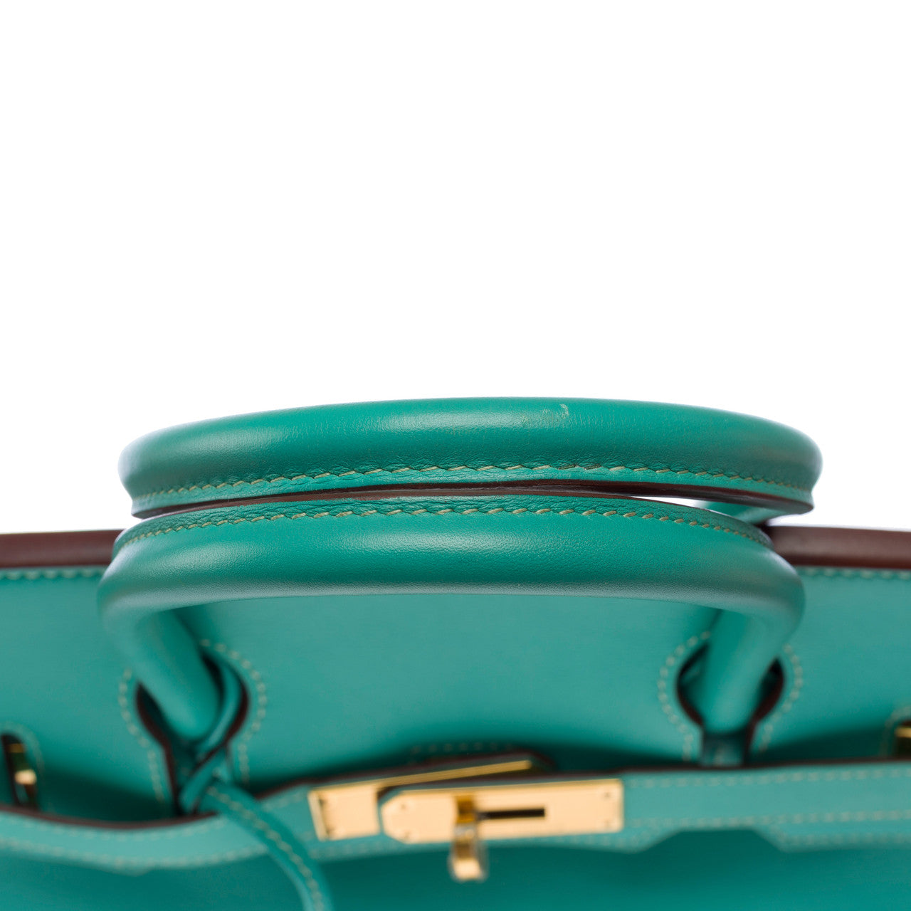 Sac HERMES Birkin 30 en Cuir Bleu - 102867