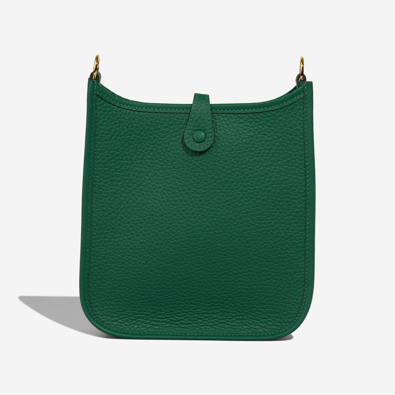 Sac HERMES Evelyne en Cuir Vert - 102869