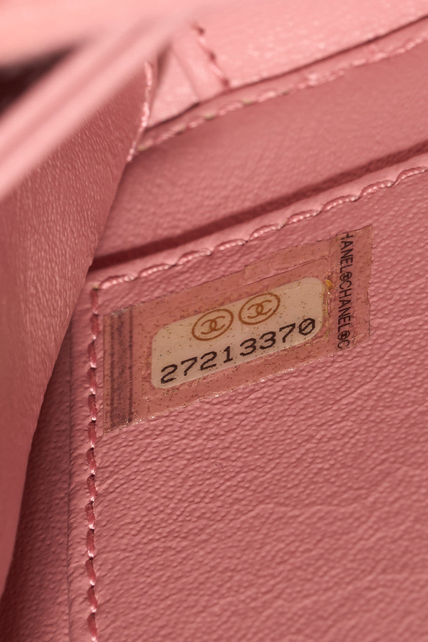 Sac CHANEL Vanity en Cuir Rose - 102873