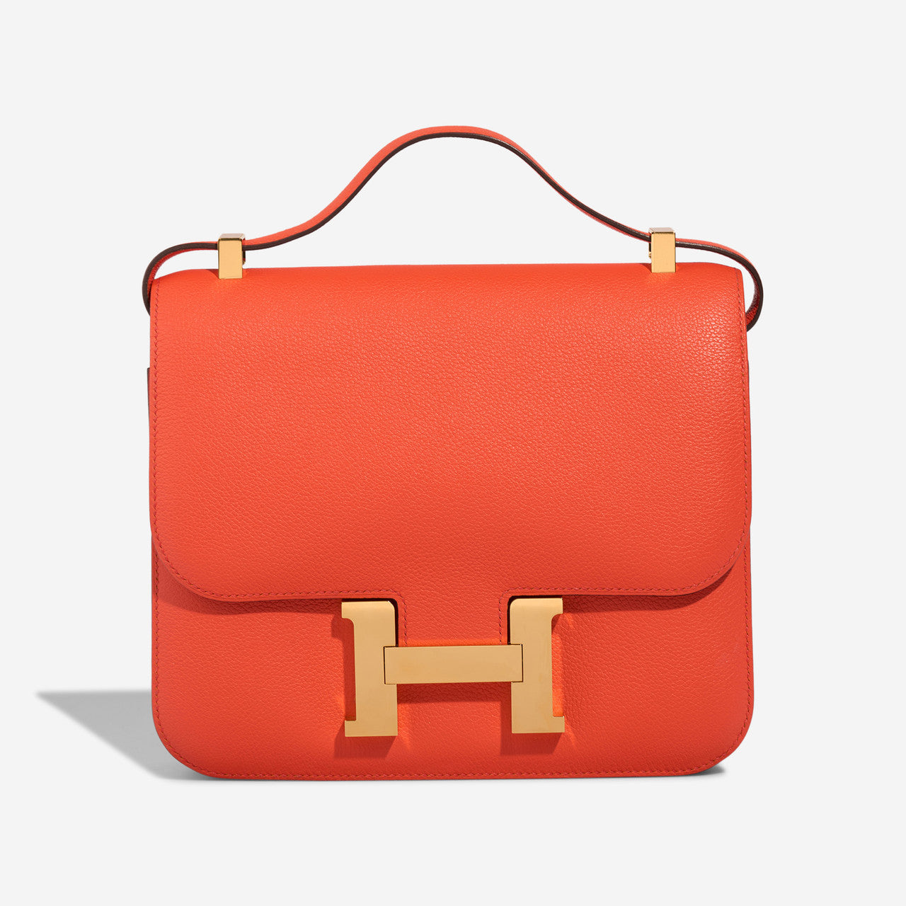 Sac HERMES Constance en Cuir Rouge - 102885