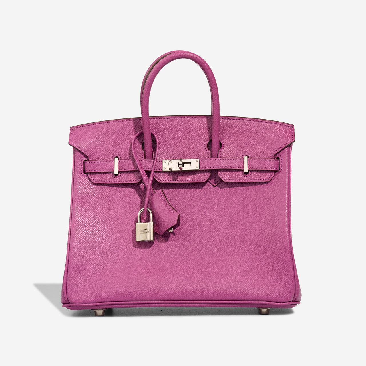 Sac HERMES Birkin 25 en Cuir Violet - 102883