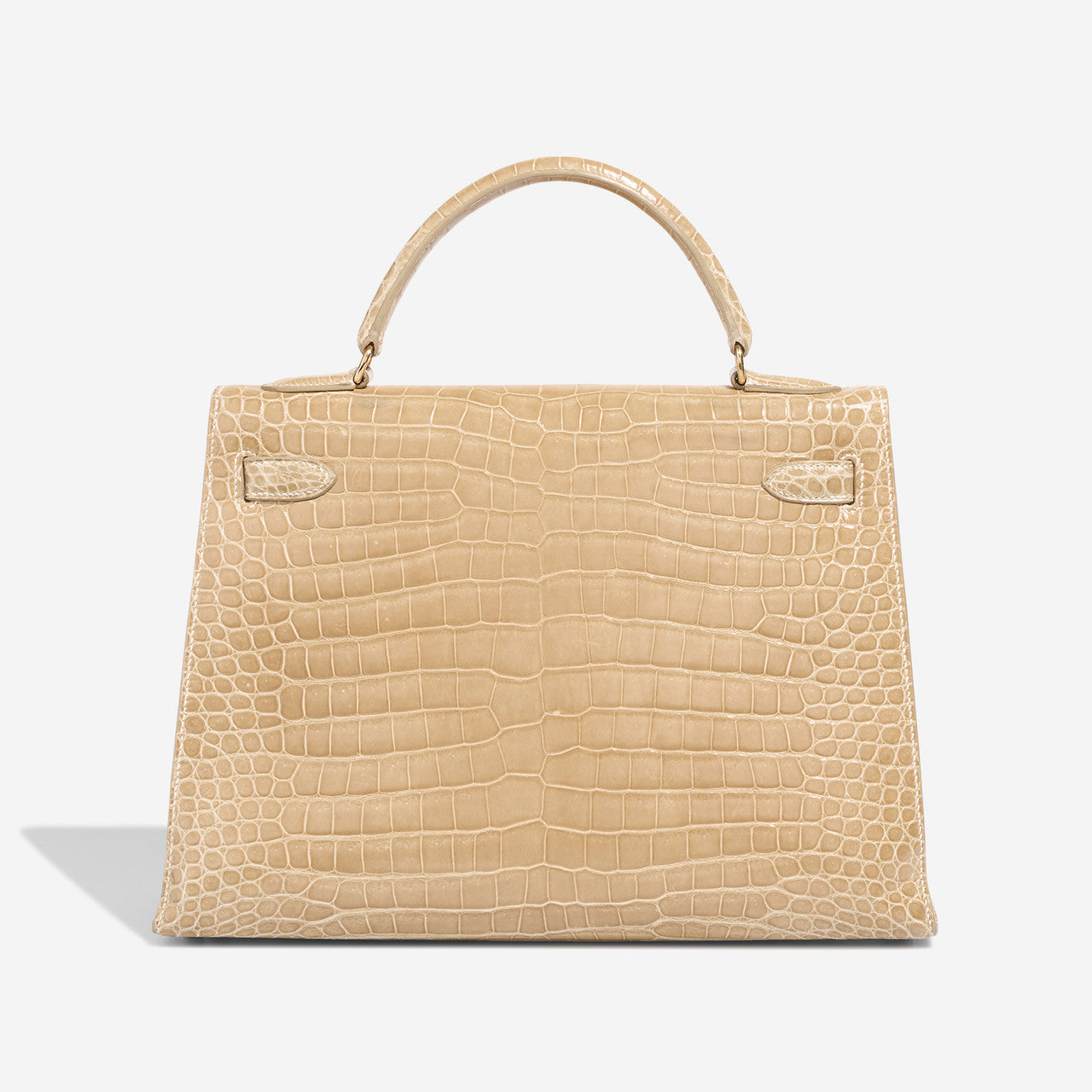 Sac HERMES Kelly 32 en Cuirs exotiques Beige - 102891