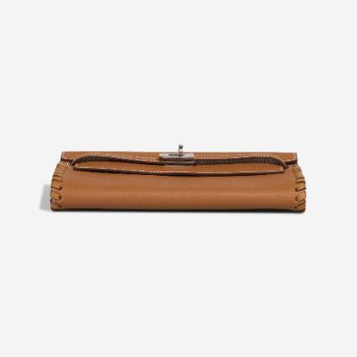 Sac HERMES Kelly to go en Cuir Doré - 102888